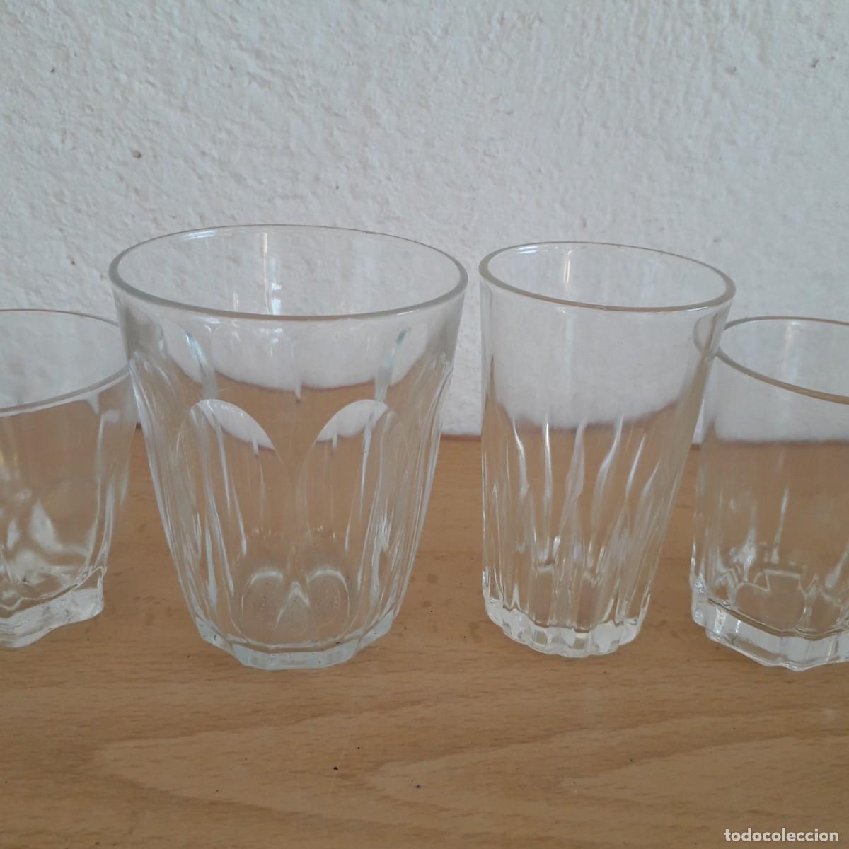 Antig&uuml;edades: 7 VASOS CRISTAL ANTIGUOS - Foto 4