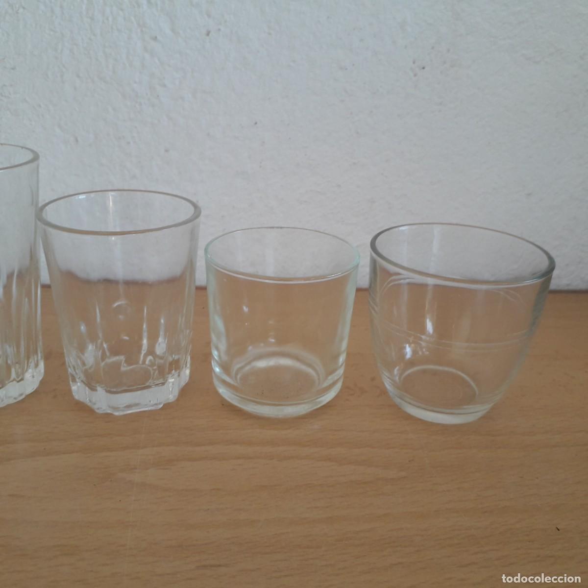 Antig&uuml;edades: 7 VASOS CRISTAL ANTIGUOS - Foto 5