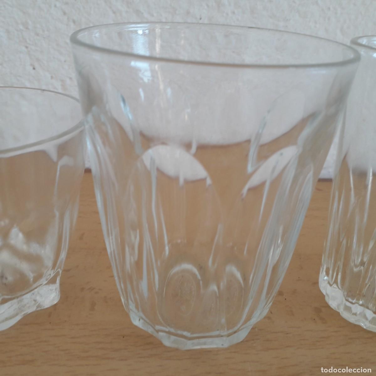 Antig&uuml;edades: 7 VASOS CRISTAL ANTIGUOS - Foto 7