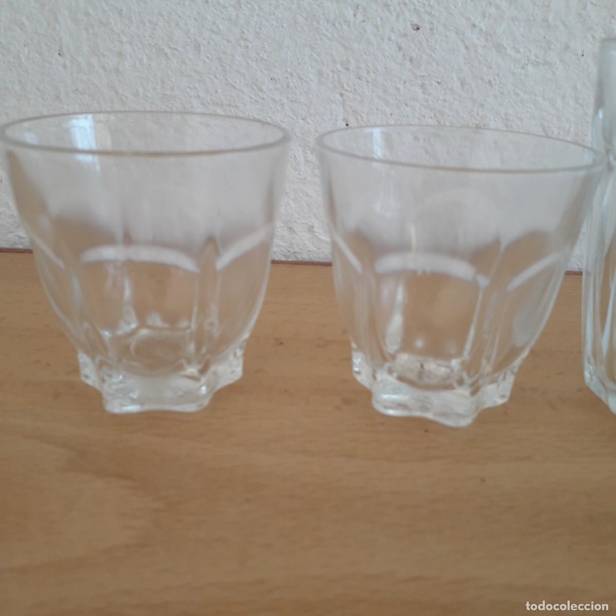 Antig&uuml;edades: 7 VASOS CRISTAL ANTIGUOS - Foto 8