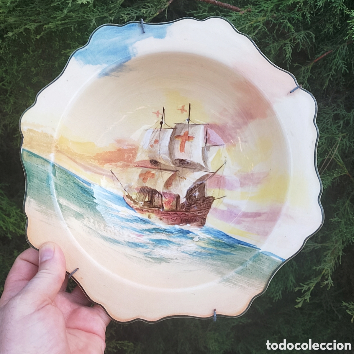 Antig&uuml;edades: SERIE DE BARCOS FAMOSOS DE ROYAL DOULTON: EL BOWL DE LA VENGANZA
