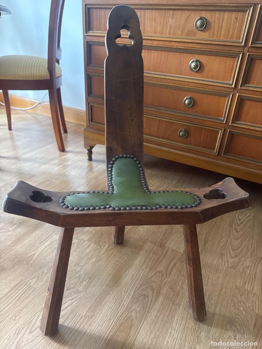 Antig&uuml;edades: Silla paridera Espa&ntilde;ola siglo XIX