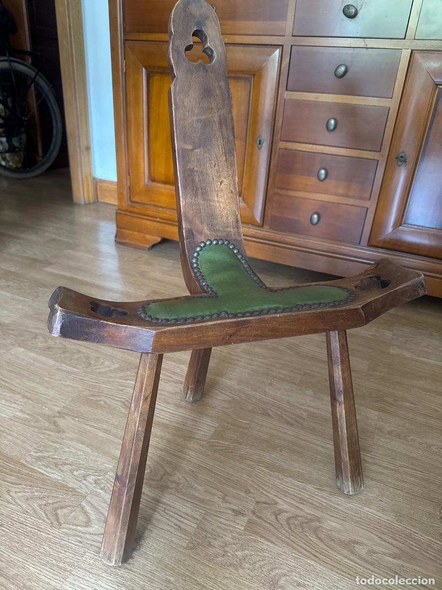 Antig&uuml;edades: Silla paridera Espa&ntilde;ola siglo XIX - Foto 2