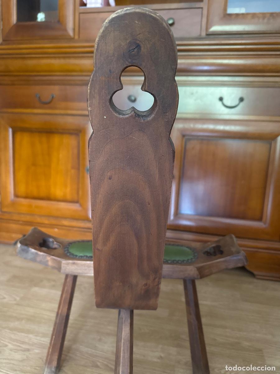 Antig&uuml;edades: Silla paridera Espa&ntilde;ola siglo XIX - Foto 3