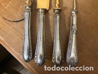 Antig&uuml;edades: Cubiertos Plata S.XIX Francia - Foto 3