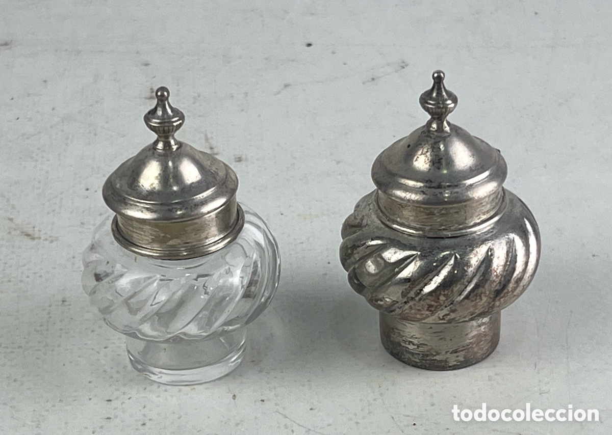 Antig&uuml;edades: ANTIGUO TINTERO EN PLATA - Foto 5