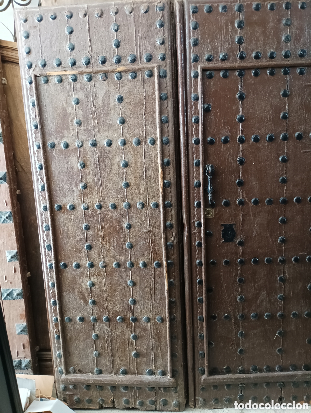 Antig&uuml;edades: PORT&Oacute;N ANTIGUO DE MADERA - Foto 3