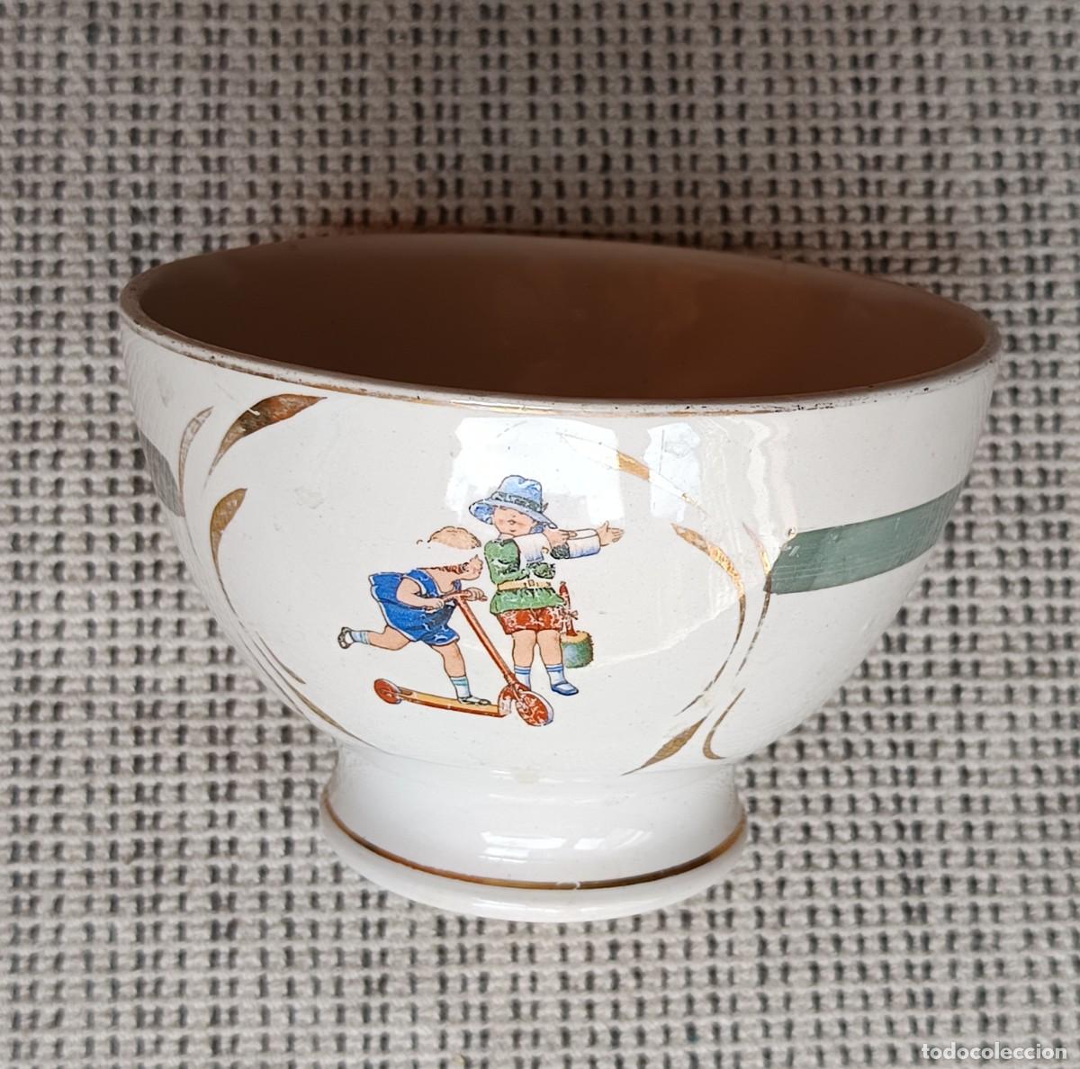 Antig&uuml;edades: Escudilla de porcelana Pickman antigua