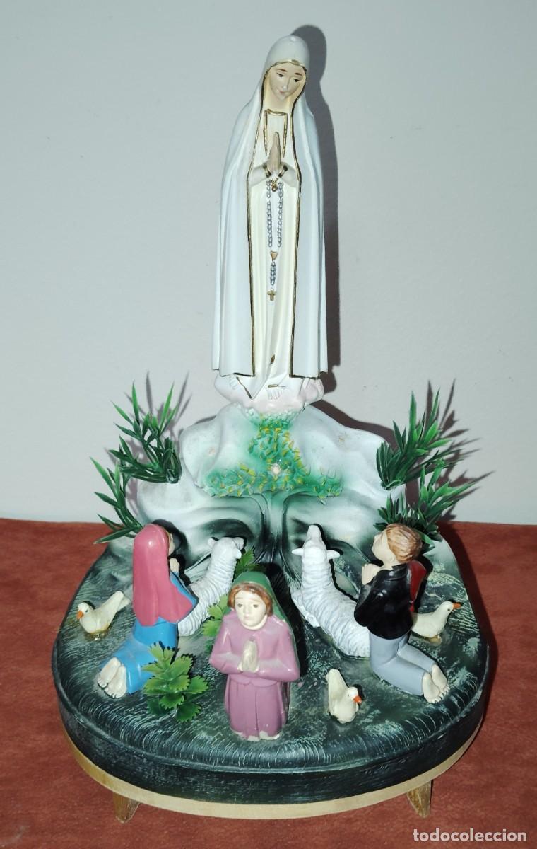 Antig&uuml;edades: VIRGEN DE FATIMA. PORTAL COVA DE IRIA 1917.CON MUSICA.ENVIO CERTIFICADO INCLUIDO.
