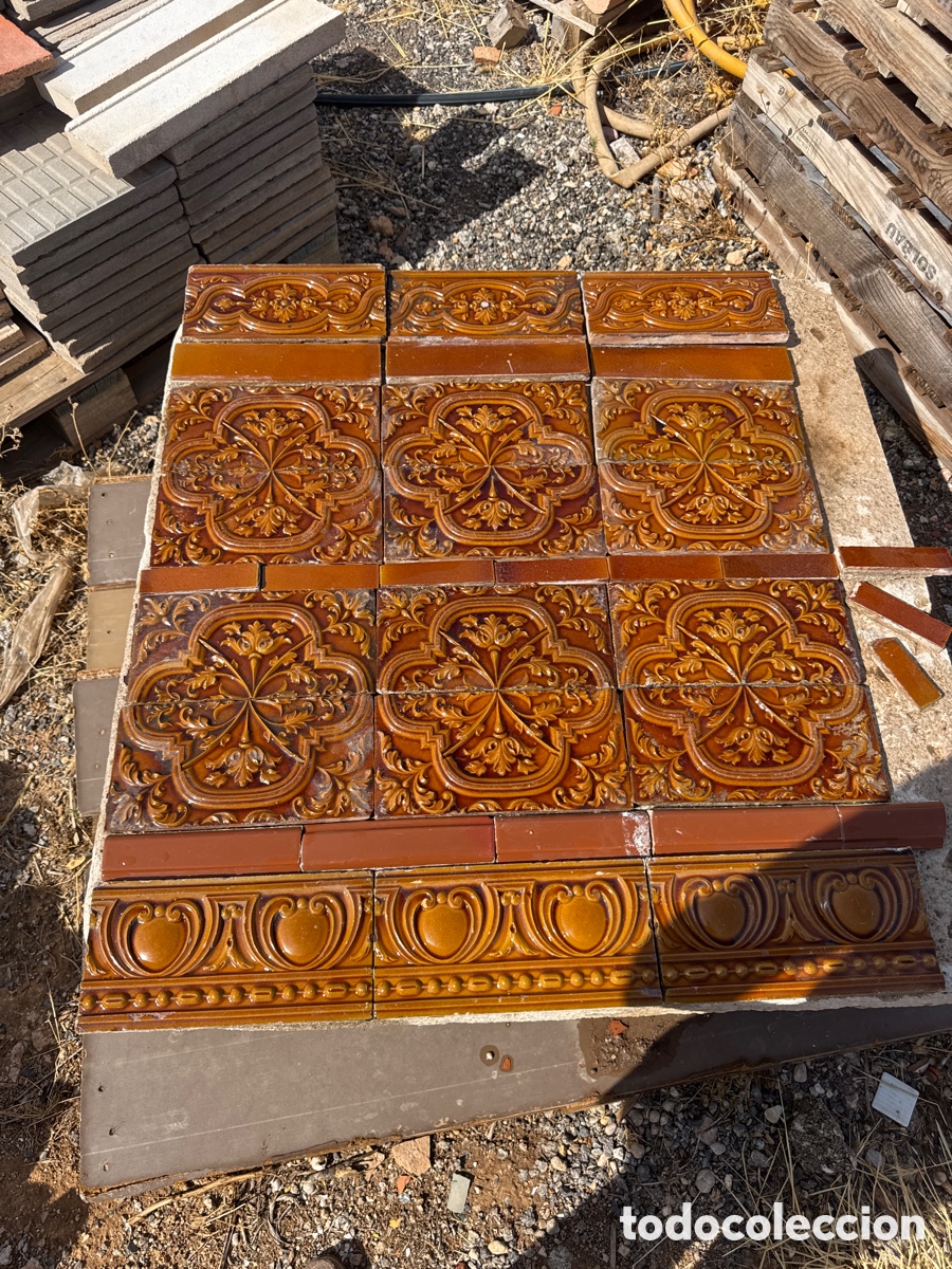 Antig&uuml;edades: Panel de Azulejos de azulejos Jos&eacute; mensaque