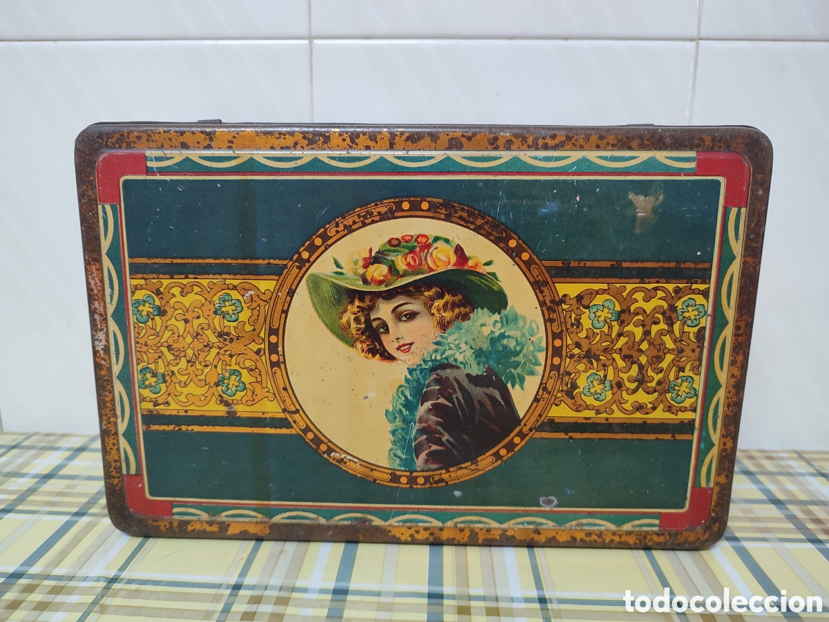 Antig&uuml;edades: Lata caja modernista Murcia