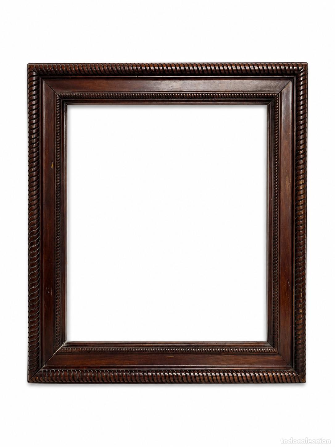 Antig&uuml;edades: Marco de Madera para Cuadros o Espejos - Talla de Madera Maciza