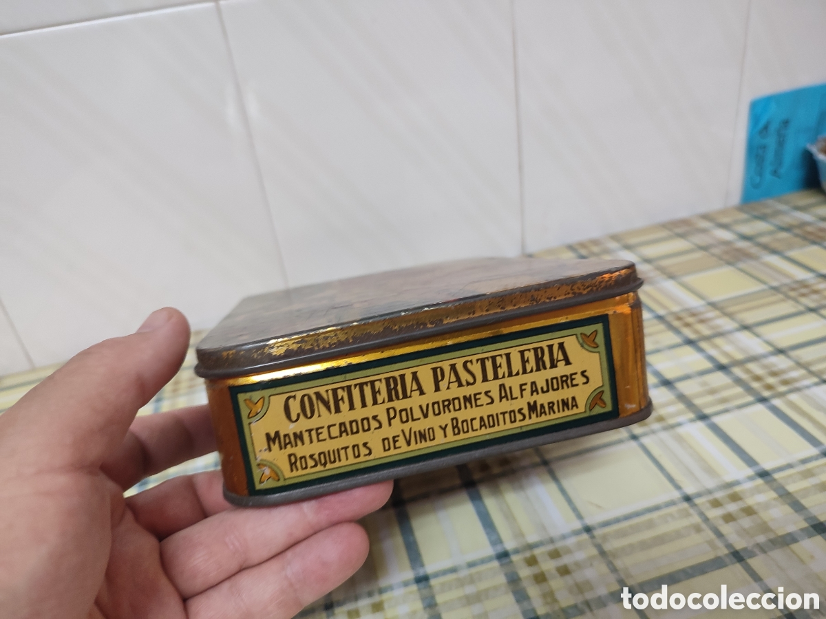 Antig&uuml;edades: Lata caja valencia folklore - Foto 3