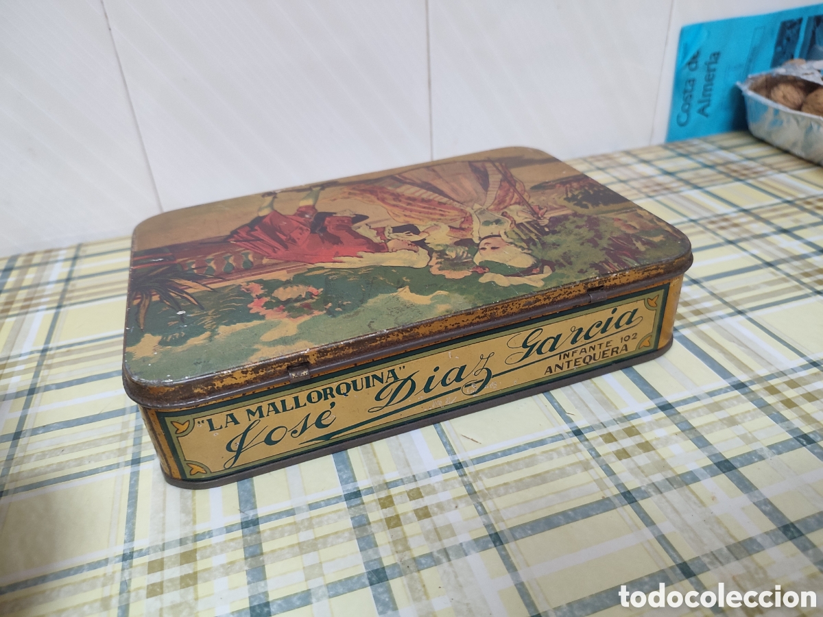 Antig&uuml;edades: Lata caja valencia folklore - Foto 4