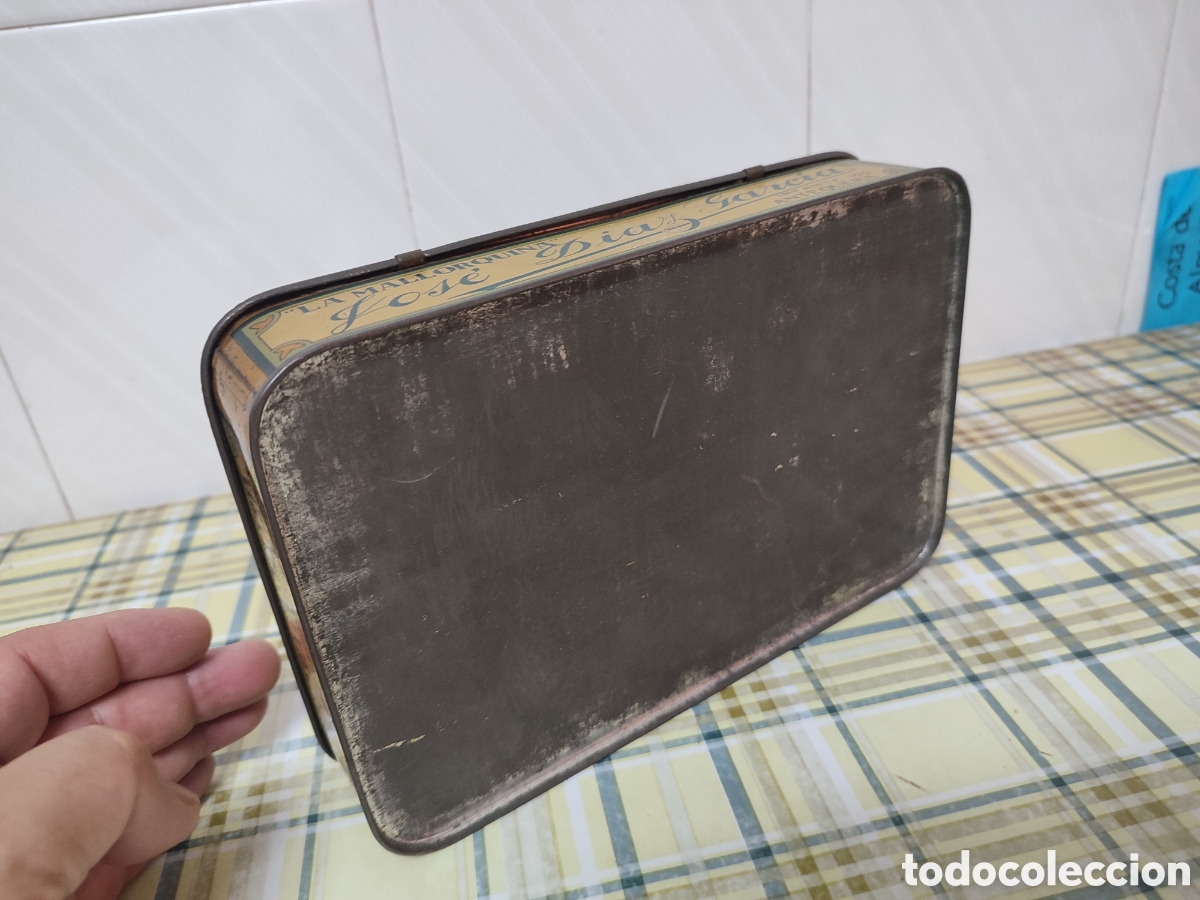 Antig&uuml;edades: Lata caja valencia folklore - Foto 5