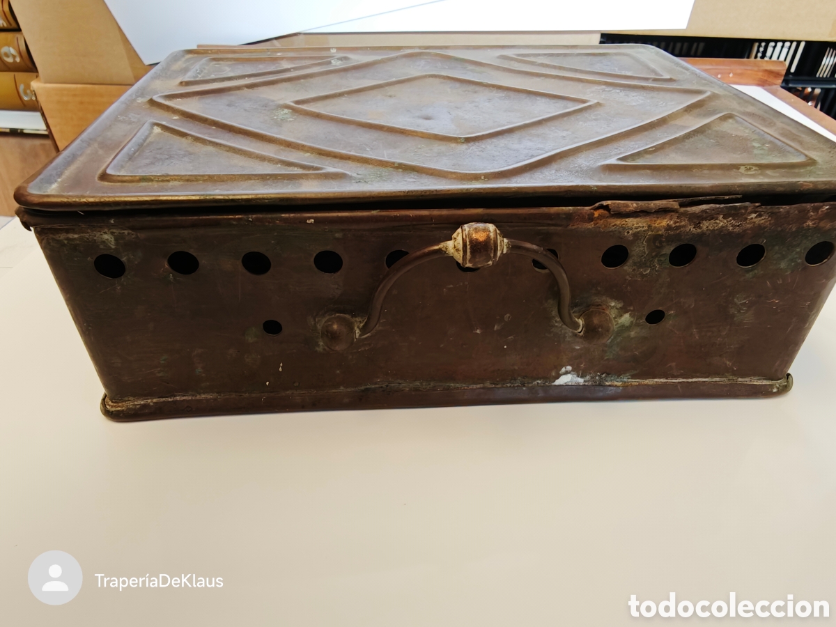 Antig&uuml;edades: escalfador de camas antiguo - car245