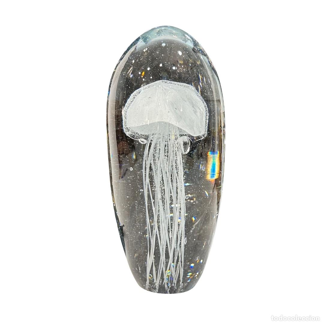 Antig&uuml;edades: Pisapapeles / Figura decorativa &ldquo;Medusa&rdquo;, cristal de Murano, 2000&rsquo;s - Italia