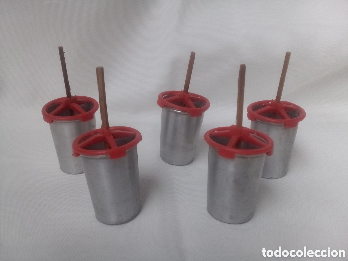 Antig&uuml;edades: CINCO VASITOS HELADOS - MOLDES POLOS