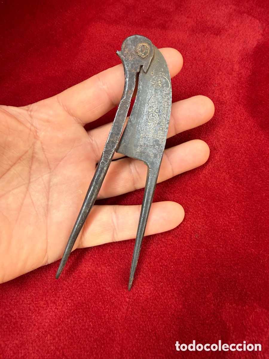 Antig&uuml;edades: Antigyo cortador de nueces de Betel,Sig.XIX!