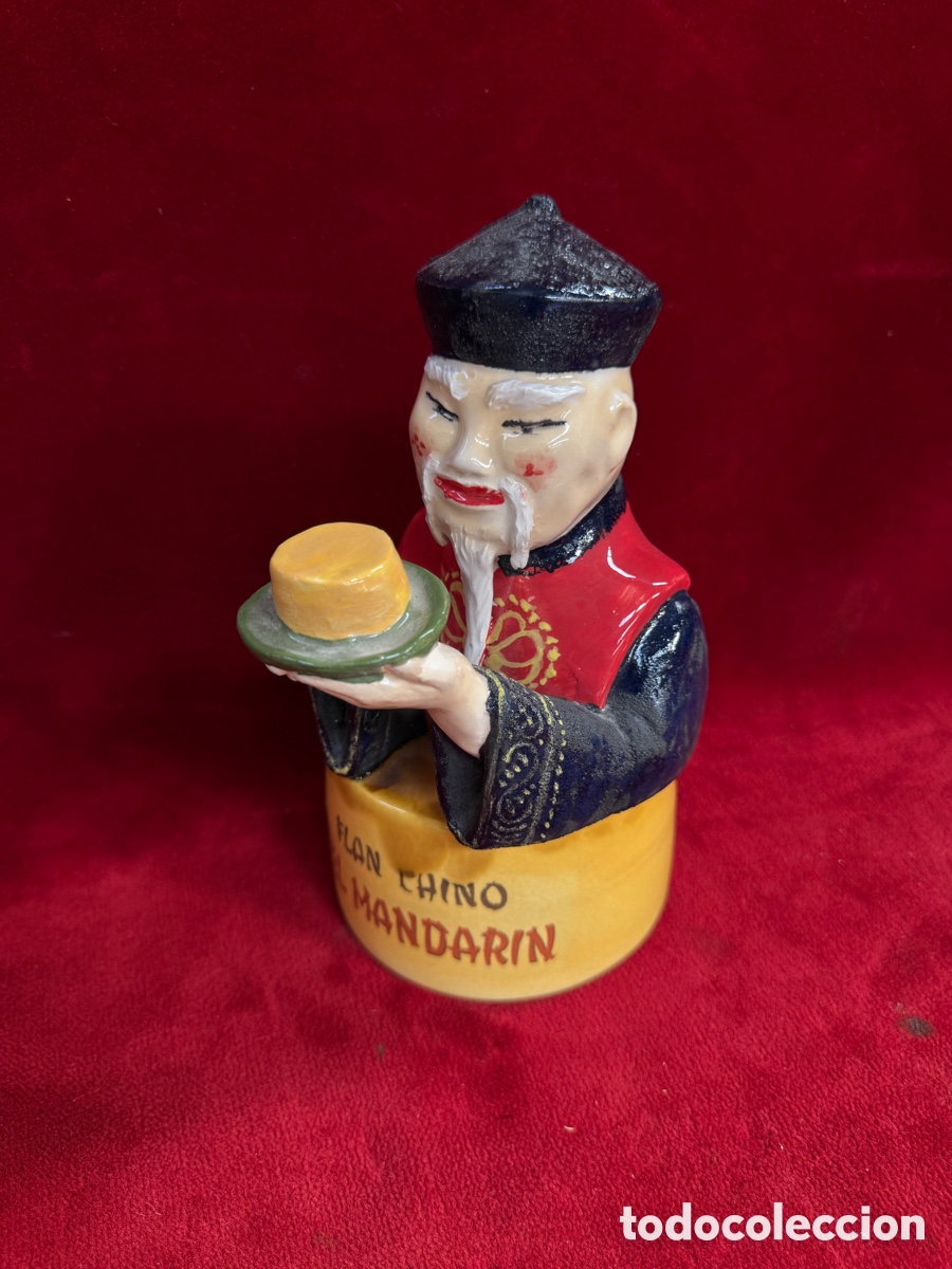 Antig&uuml;edades: Bonita figura de publicidad,Flan Chino!El Mandarin!
