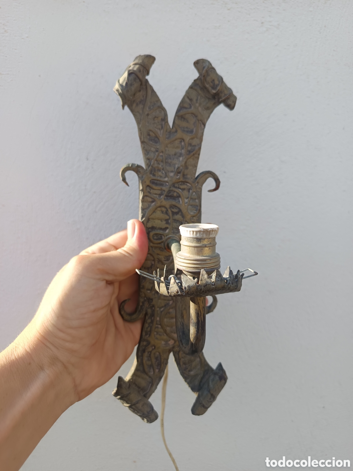 Antig&uuml;edades: Aplique de hierro tipo medieval