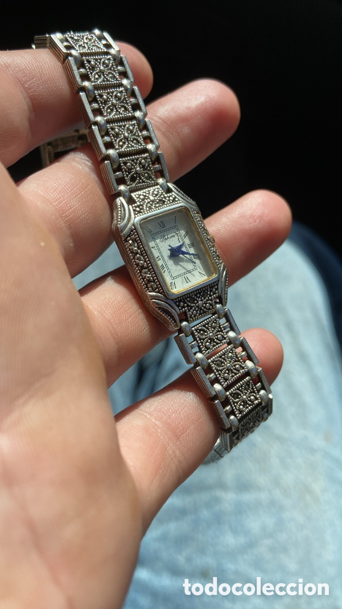 Antig&uuml;edades: Reloj antiguo de plata se&ntilde;ora