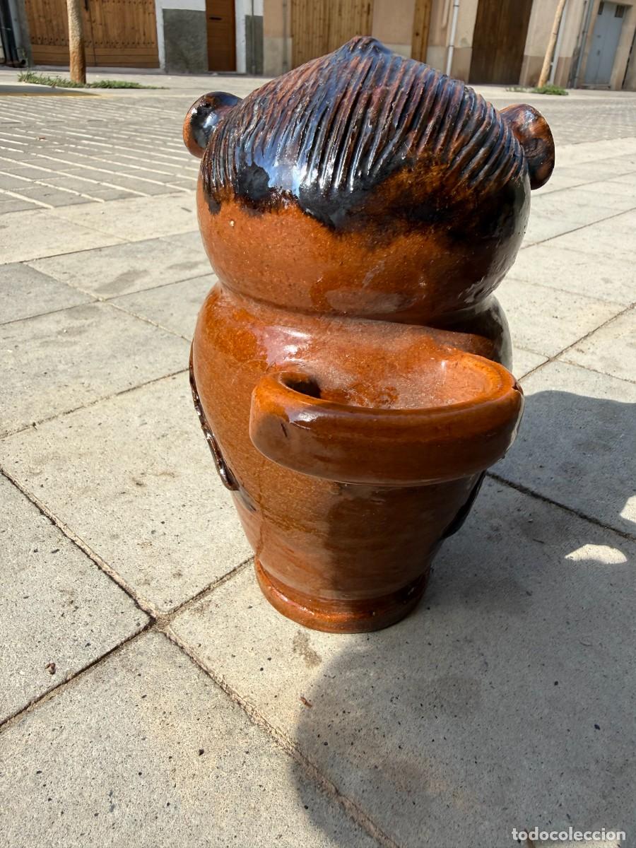 Antig&uuml;edades: Botijo de cer&aacute;mica en forma de b&uacute;ho - Foto 4