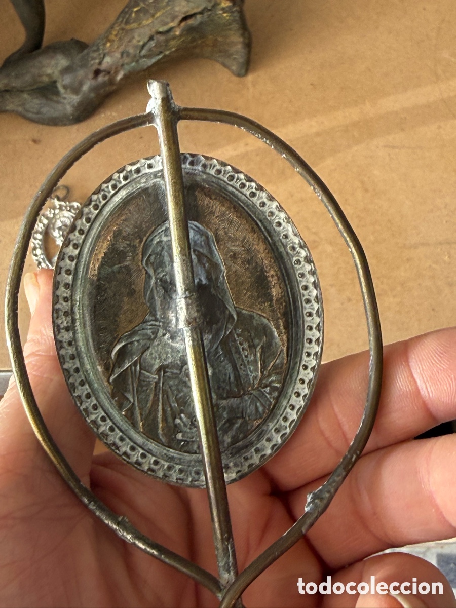 Antig&uuml;edades: Lote de art&iacute;culos religiosos - Foto 9