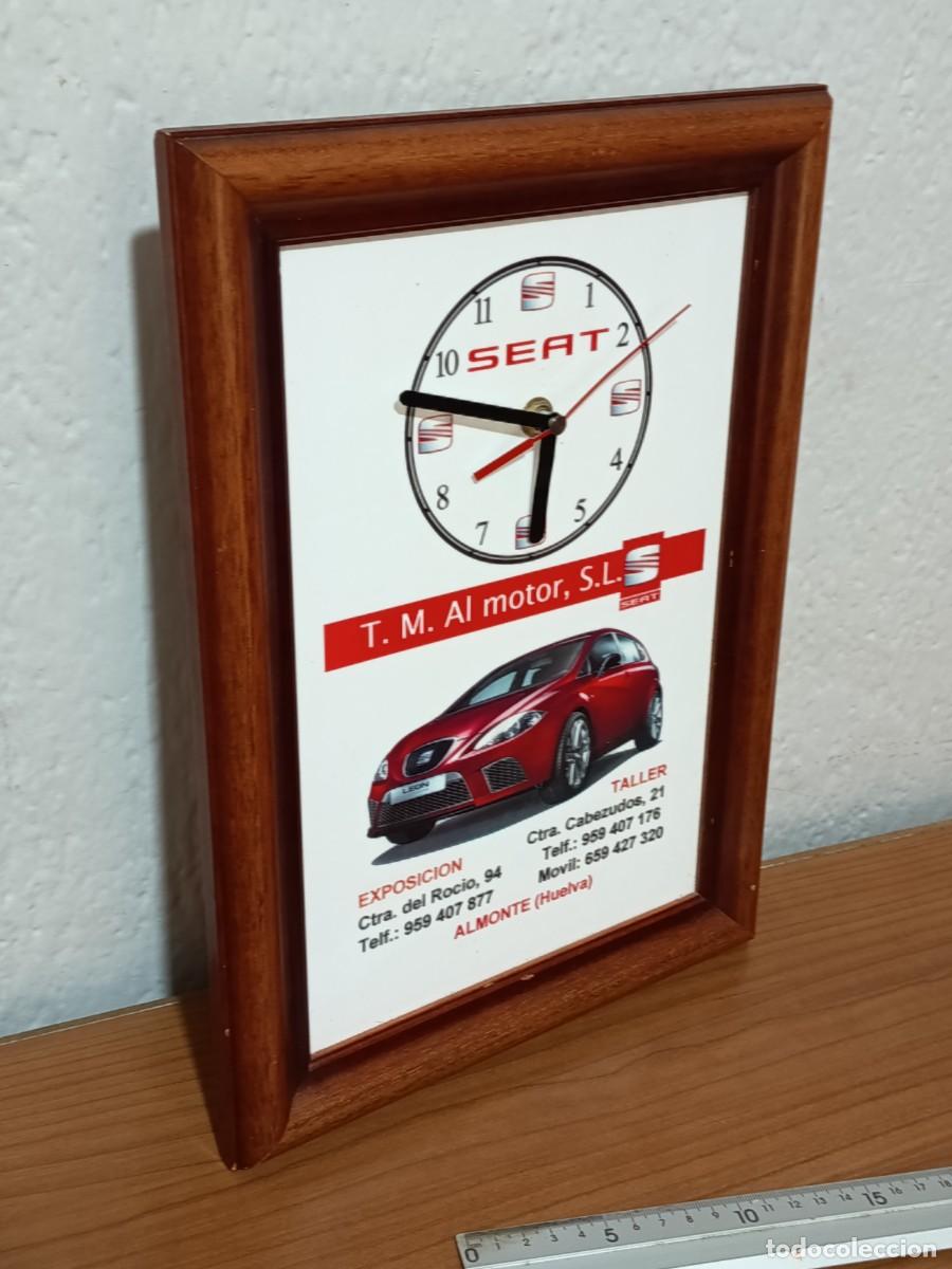 Antig&uuml;edades: RELOJ AZULEJO PROMOCI&Oacute;NAL DE SEAT - Foto 9