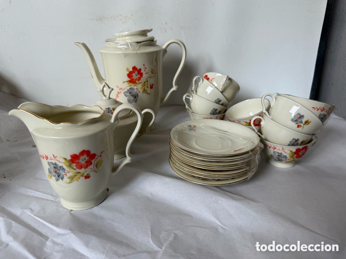 Antig&uuml;edades: Juego de te porcelana antigua vintage