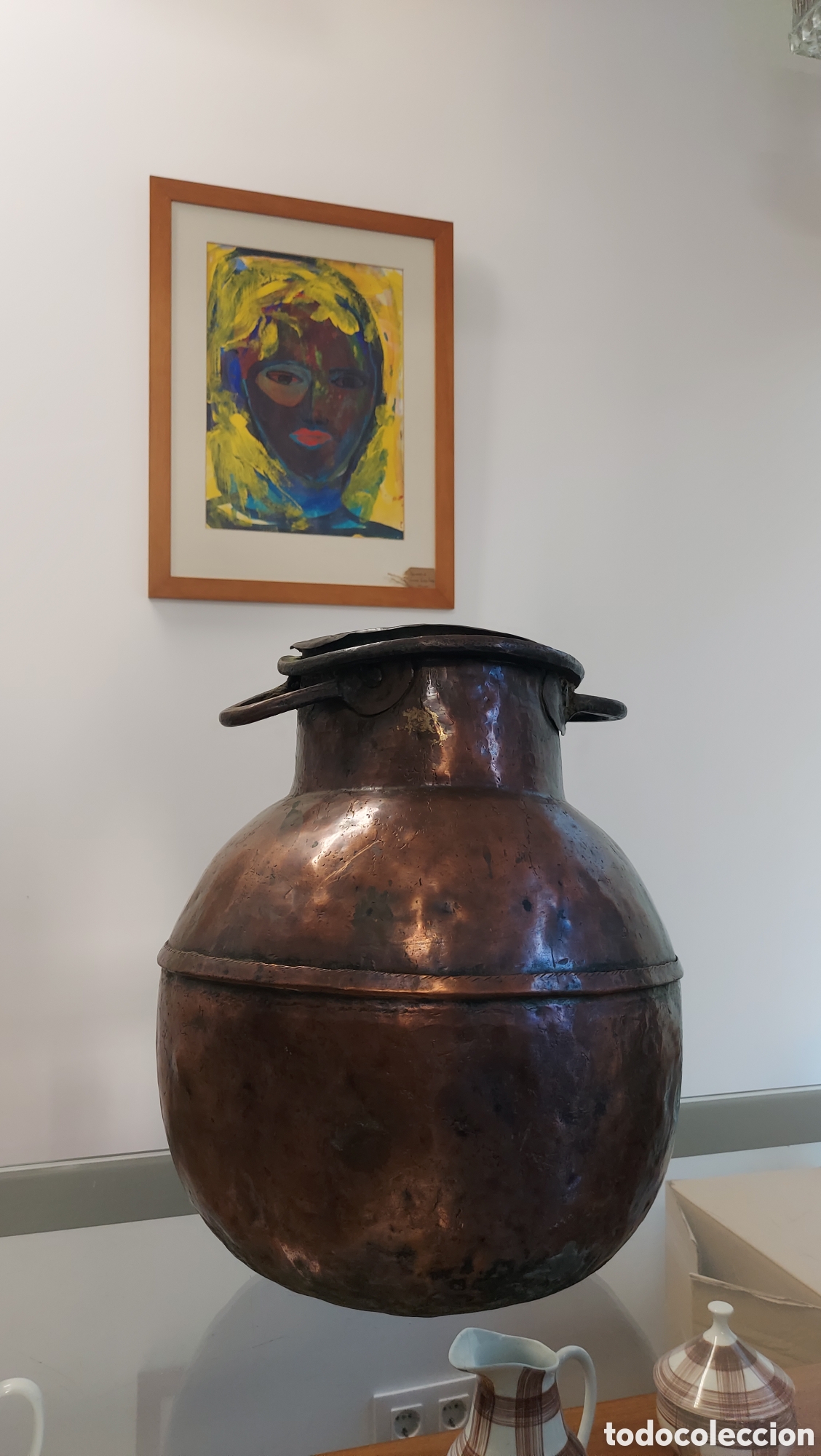 Antig&uuml;edades: C&aacute;ntara de cobre s.XVIII - S.XIX