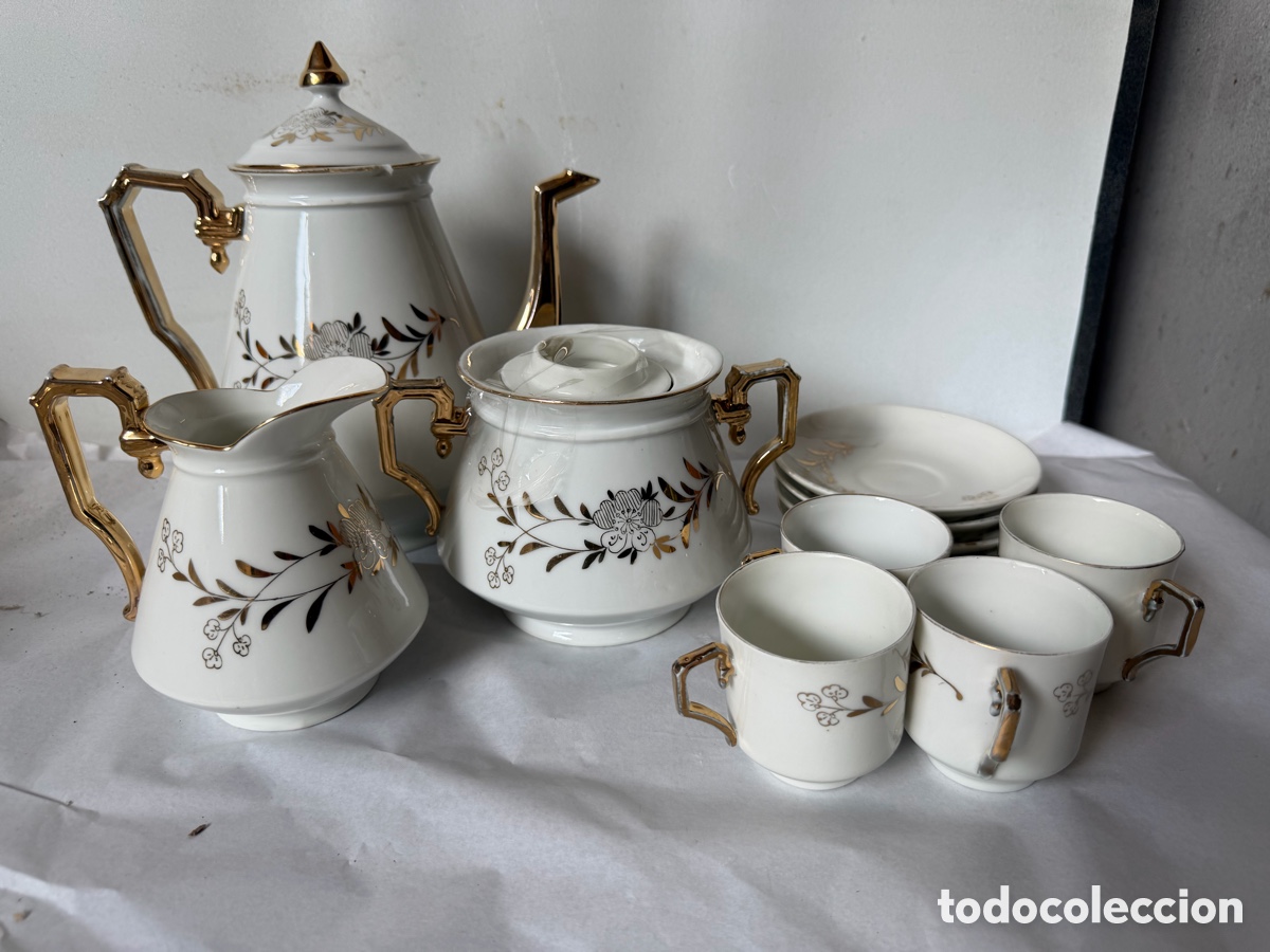 Antig&uuml;edades: Juego te antiguo porcelana vintage