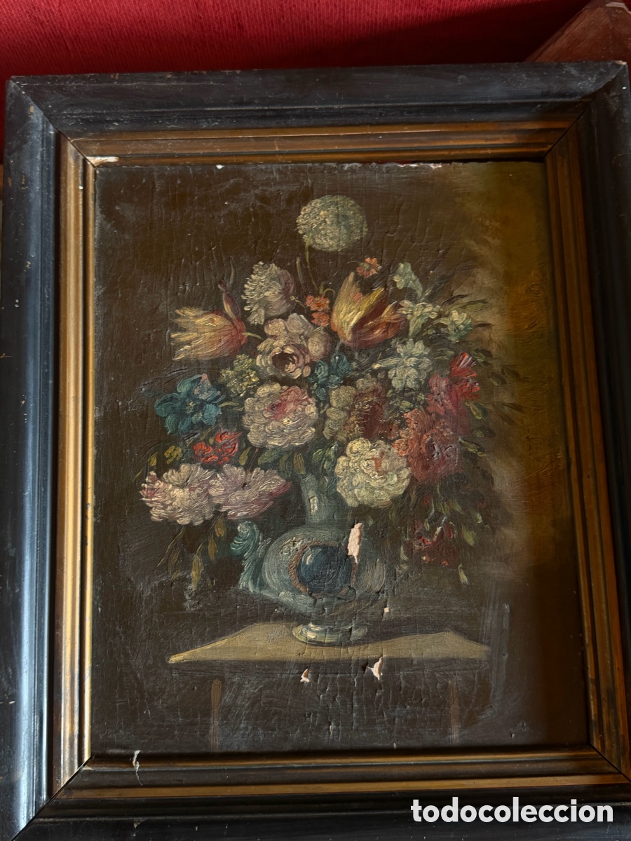Antig&uuml;edades: Parejas de bodegones de Flores - Foto 2
