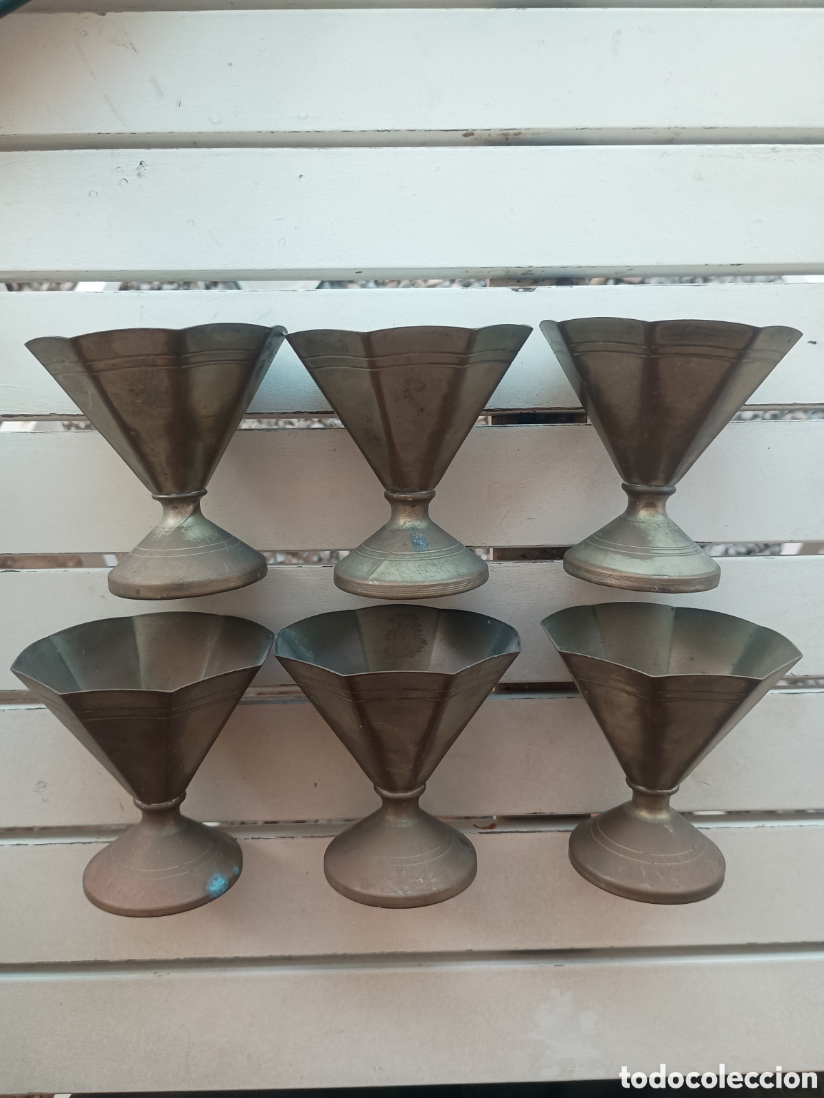 Antig&uuml;edades: Lote, 6 copas, art deco