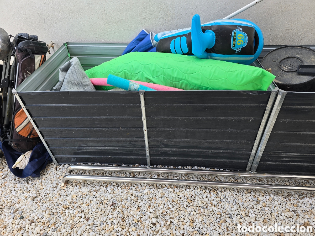Antig&uuml;edades: Jardinera Elevada Acero Galvanizado NUEVO - Foto 5