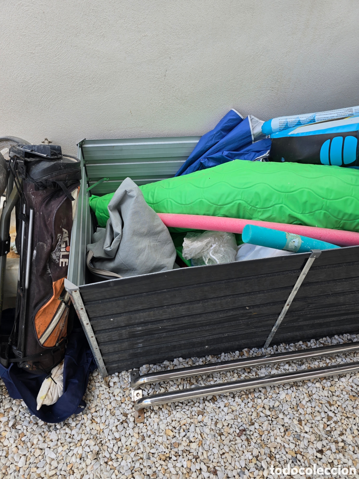 Antig&uuml;edades: Jardinera Elevada Acero Galvanizado NUEVO - Foto 6