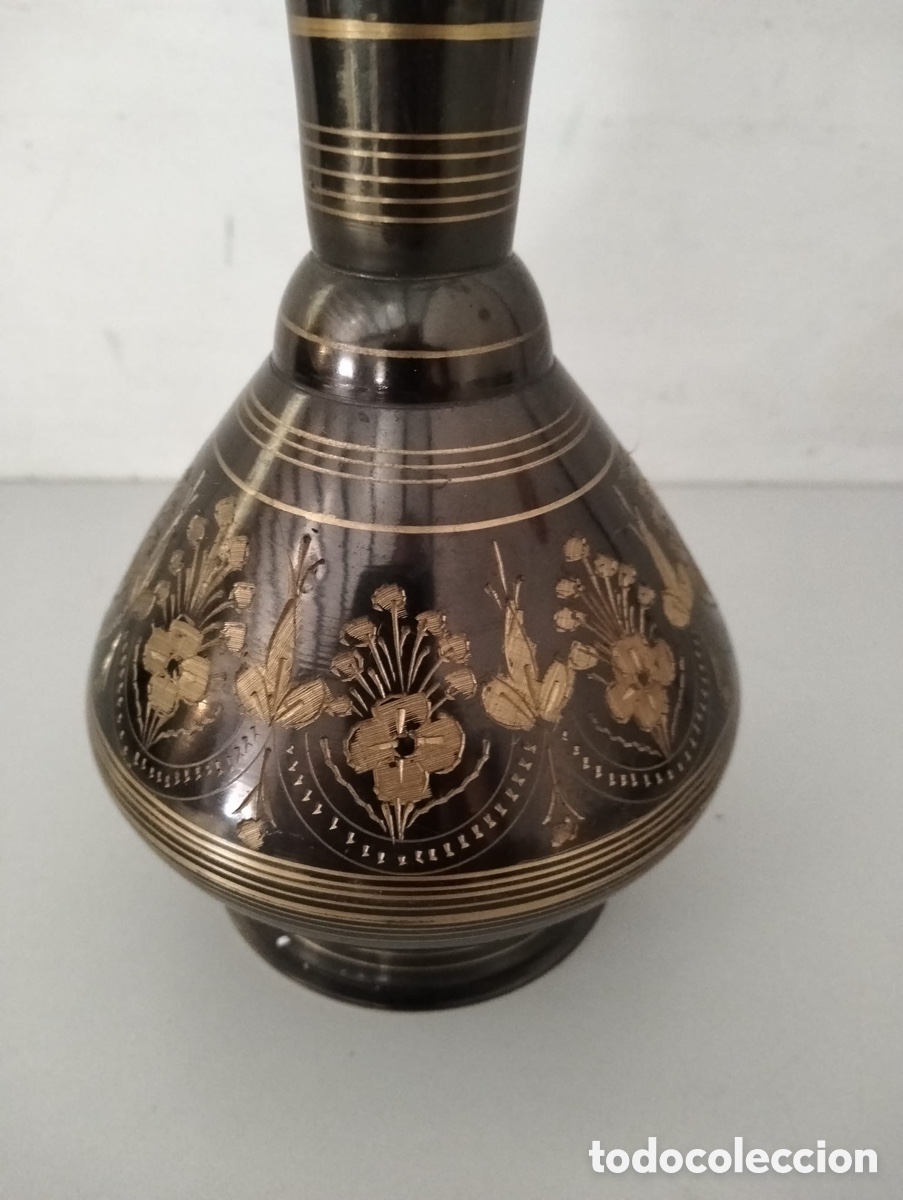 Antig&uuml;edades: Antiguo jarr&oacute;n de mesa, bronce - Foto 2