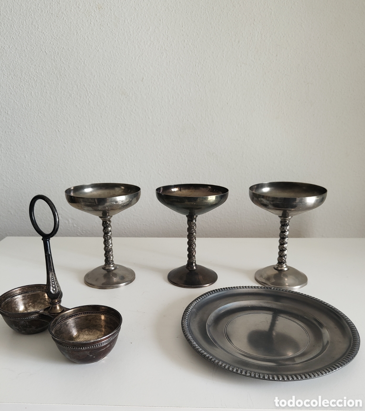 Antig&uuml;edades: Lote Menaje Vintage (5 piezas):