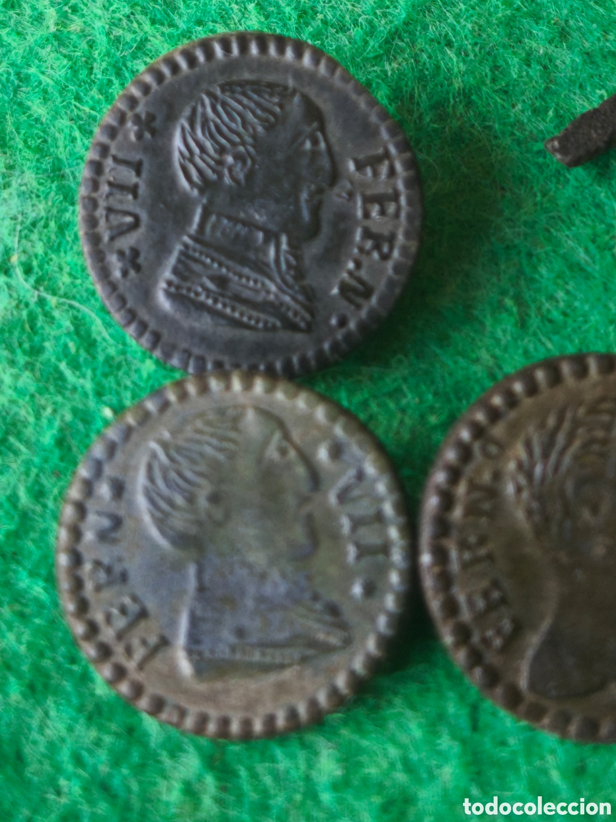 Antig&uuml;edades: Fernando VII LOTE 4 botones - Foto 3