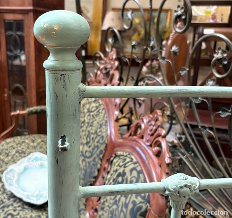 Antig&uuml;edades: Cabecero de Hierro Forjado - Foto 7