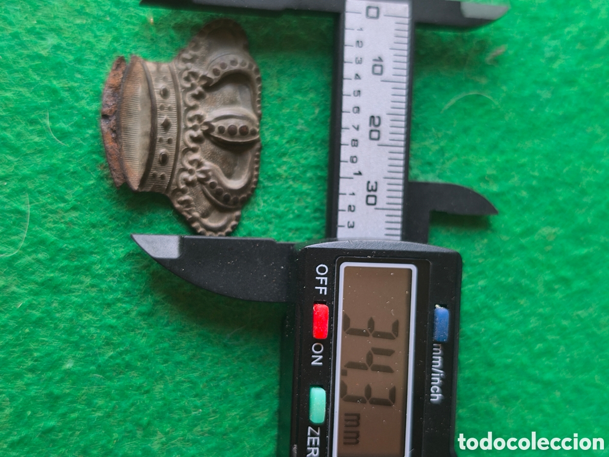 Antig&uuml;edades: Emblema antiguo corona - Foto 4