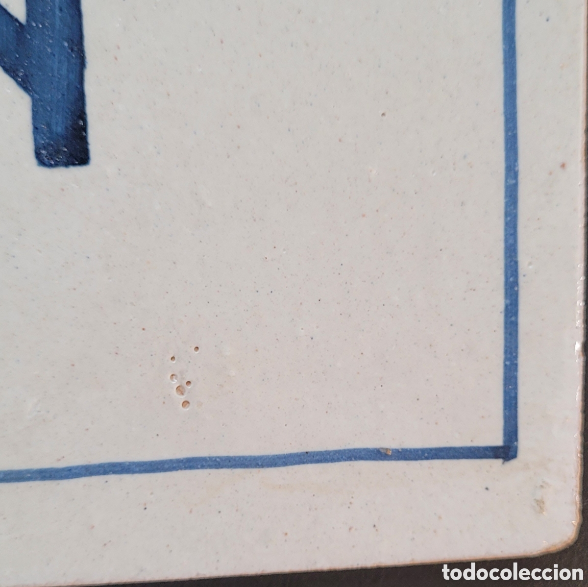 Antig&uuml;edades: Baldosa/azulejo INC azul - Foto 4