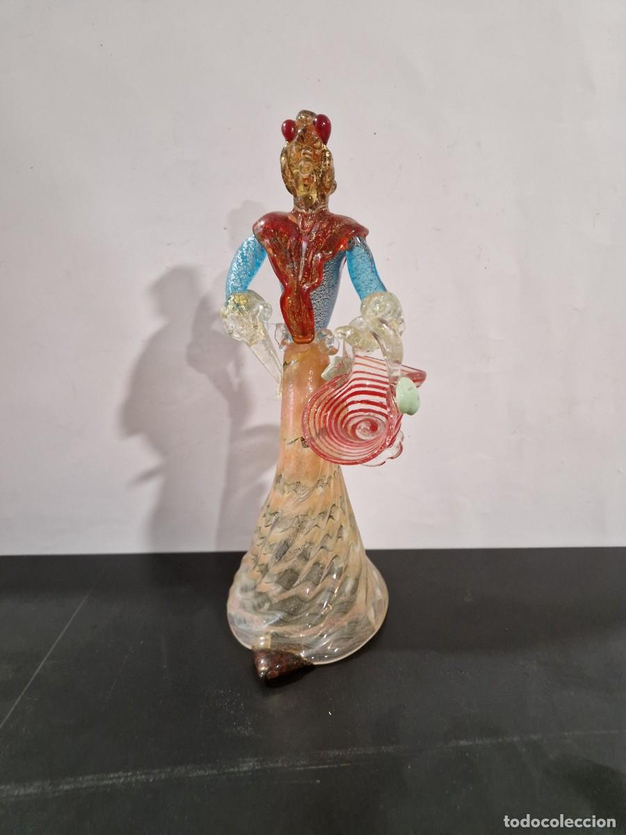 Antig&uuml;edades: Figura de cristal de Murano