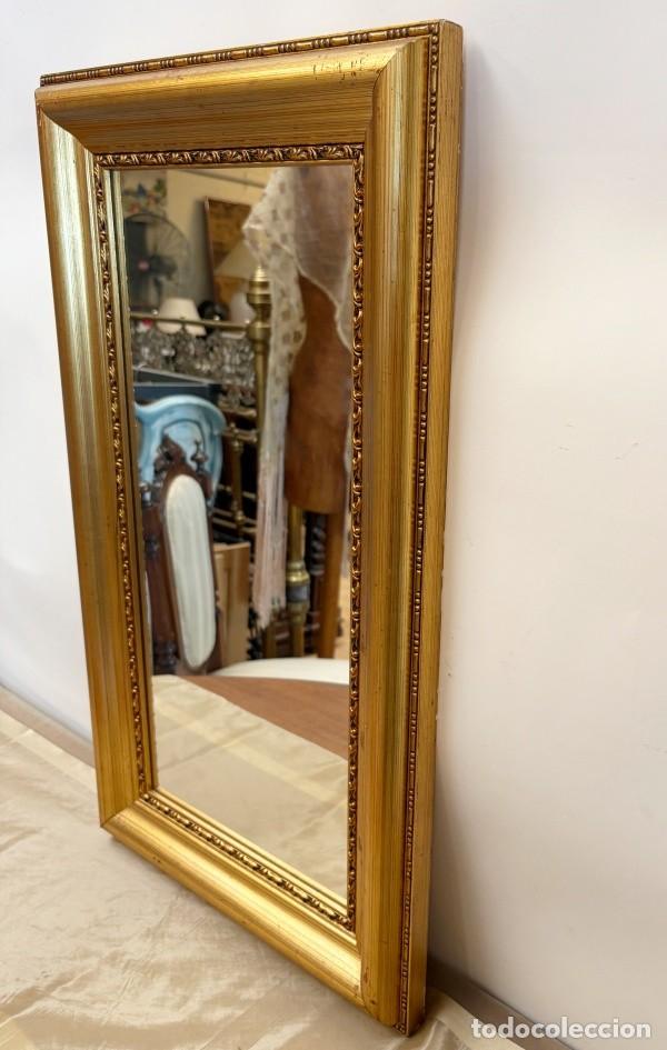 Antig&uuml;edades: Espejo con Marco Dorado - Foto 4