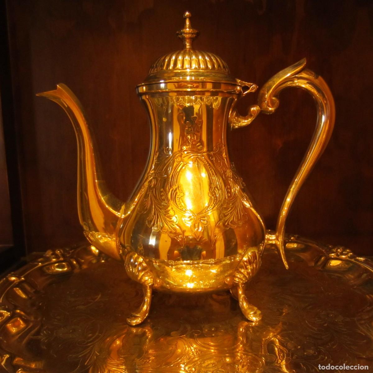 Antig&uuml;edades: CAFETERA TETERA INGLESA SILVER PLATED ANTIG&Uuml;EDAD 1890 -1915