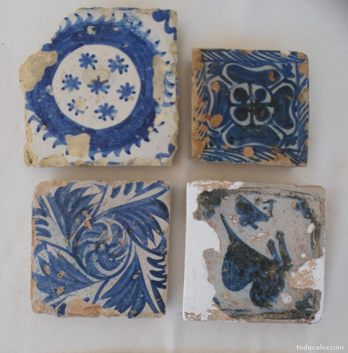 Antig&uuml;edades: Azulejos Espa&ntilde;ol Valencia siglo 15/16