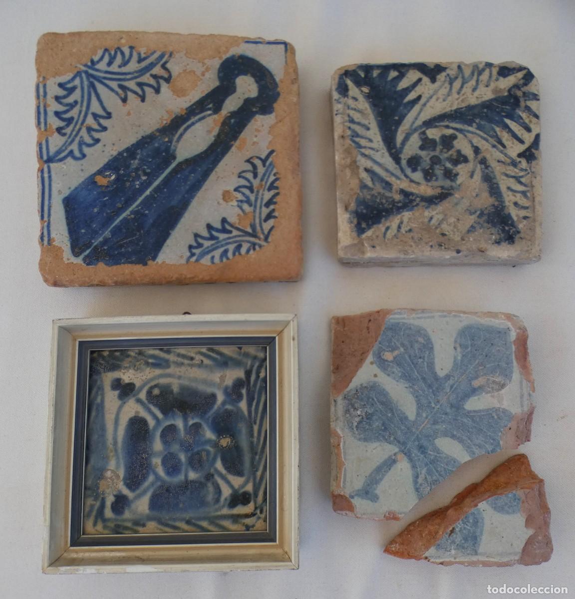 Antig&uuml;edades: Azulejos Espa&ntilde;ol Valencia siglo 15/16