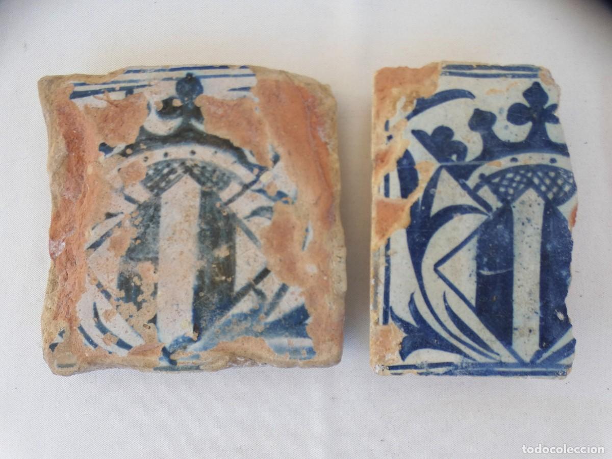 Antig&uuml;edades: Azulejos Espa&ntilde;ol Valencia siglo 15/16