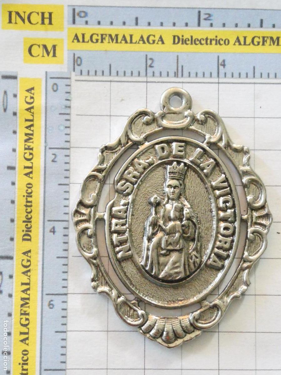 Antig&uuml;edades: MEDALLA MEDALL&Oacute;N RELIGIOSO. NUESTRA SE&Ntilde;ORA DE LA VICTORIA ESTACI&Oacute;N DE CAMPANILLAS. M&Aacute;LAGA. 40GR
