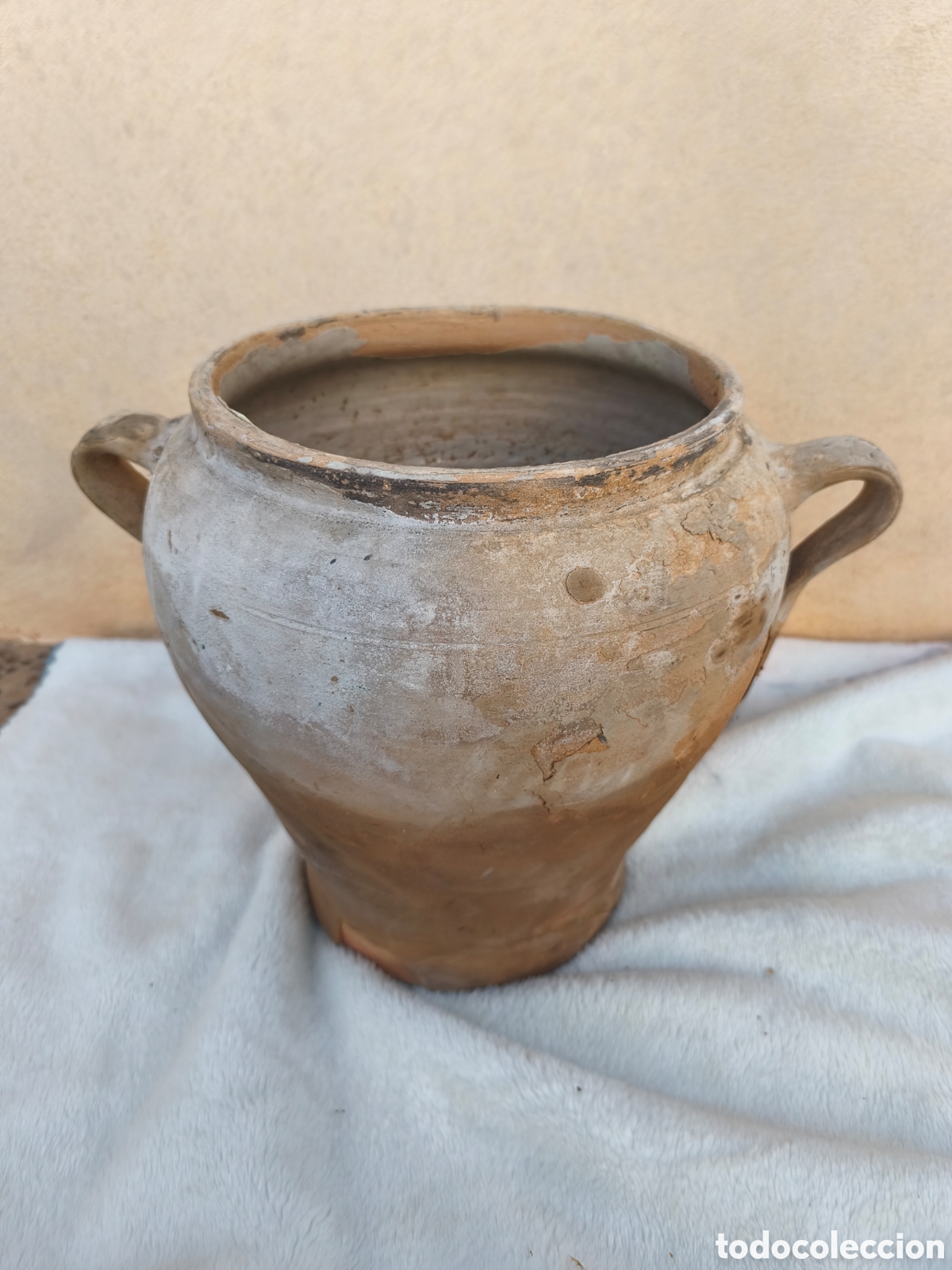 Antig&uuml;edades: Orza antigua cer&aacute;mica fajalauza